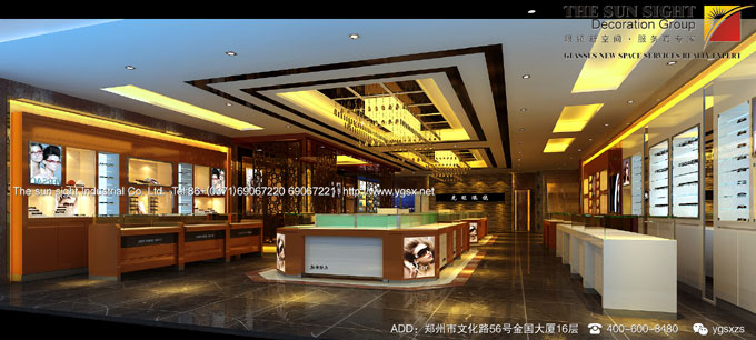 吉林眼鏡店裝修圖片