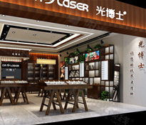 浙江衢州萬達光博士眼鏡店裝修效果圖及案例賞析