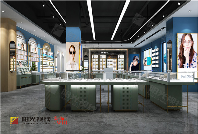 江西南昌國際眼鏡城裝修設(shè)計效果圖