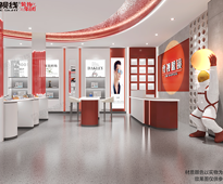 零視眼鏡店裝修效果圖商場眼鏡店裝修