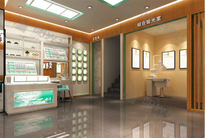 眼鏡店裝修公司，眼鏡店裝修設計，眼鏡展柜，眼鏡店裝修效果圖